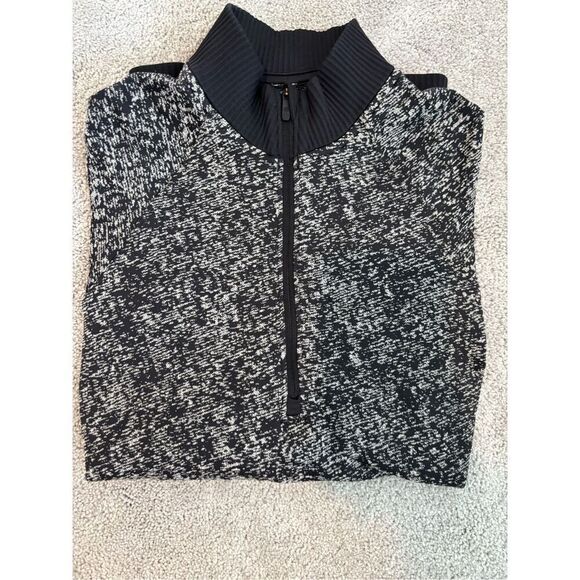NEW Lululemon Rest Less 1/2 Zip Black / White, $110 Sz 4 A54 - Picture 11 of 11
